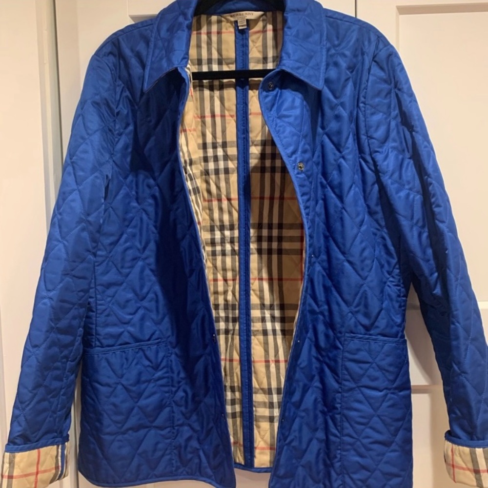 Burberry vintage jacket royal blue